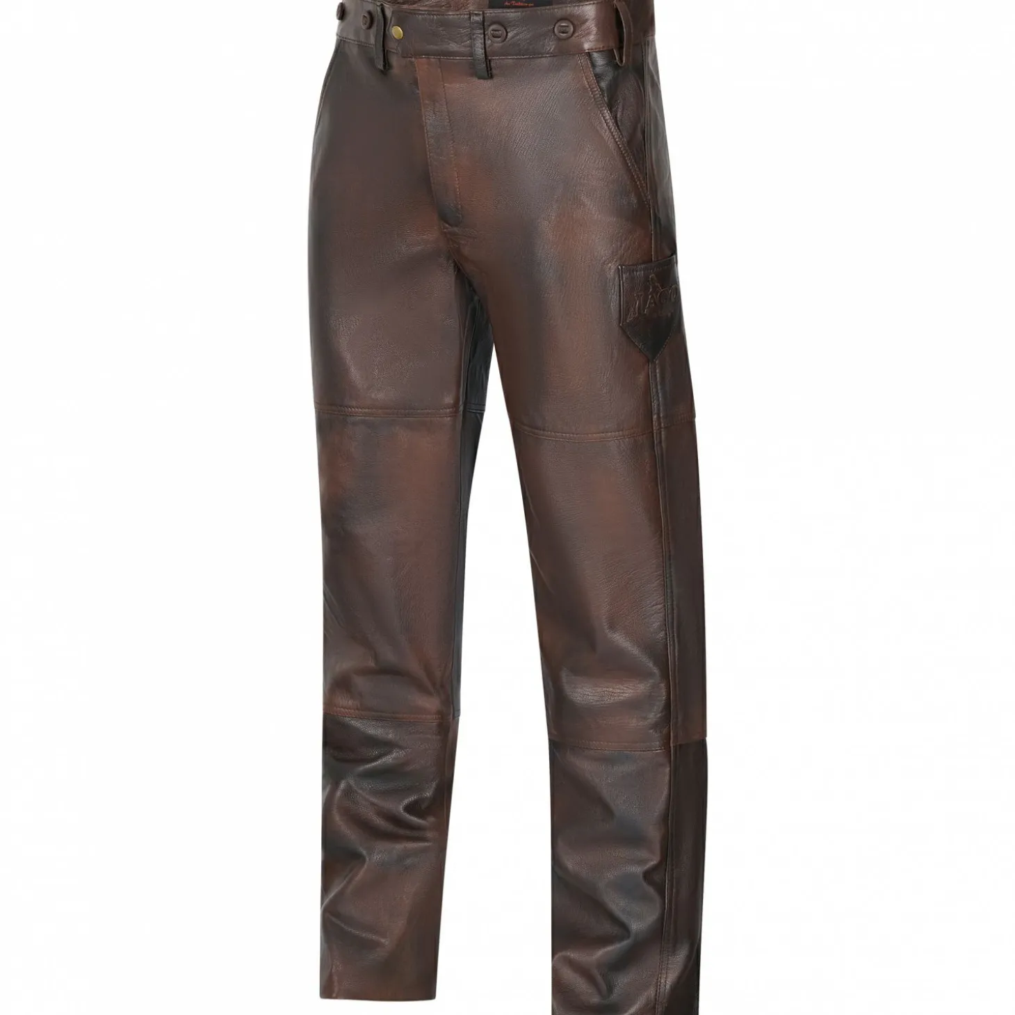 il Lago Prestige Ziegenlederhose Herren (Braun)