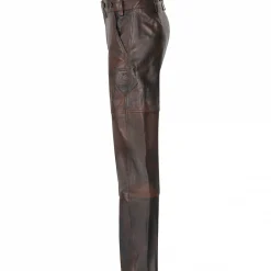 il Lago Prestige Ziegenlederhose Herren (Braun)