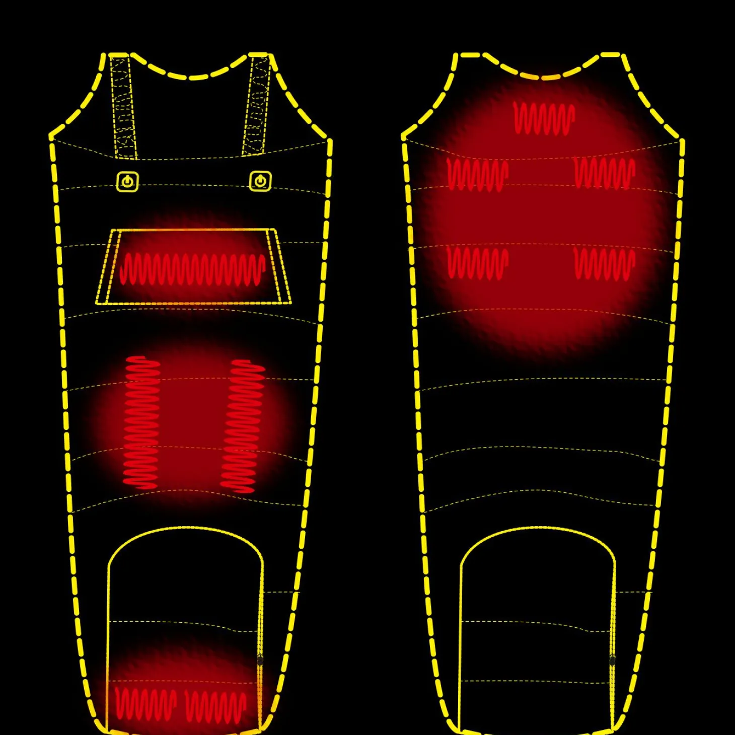 il Lago Red Level Ansitzsack Feuerland (beheizt)