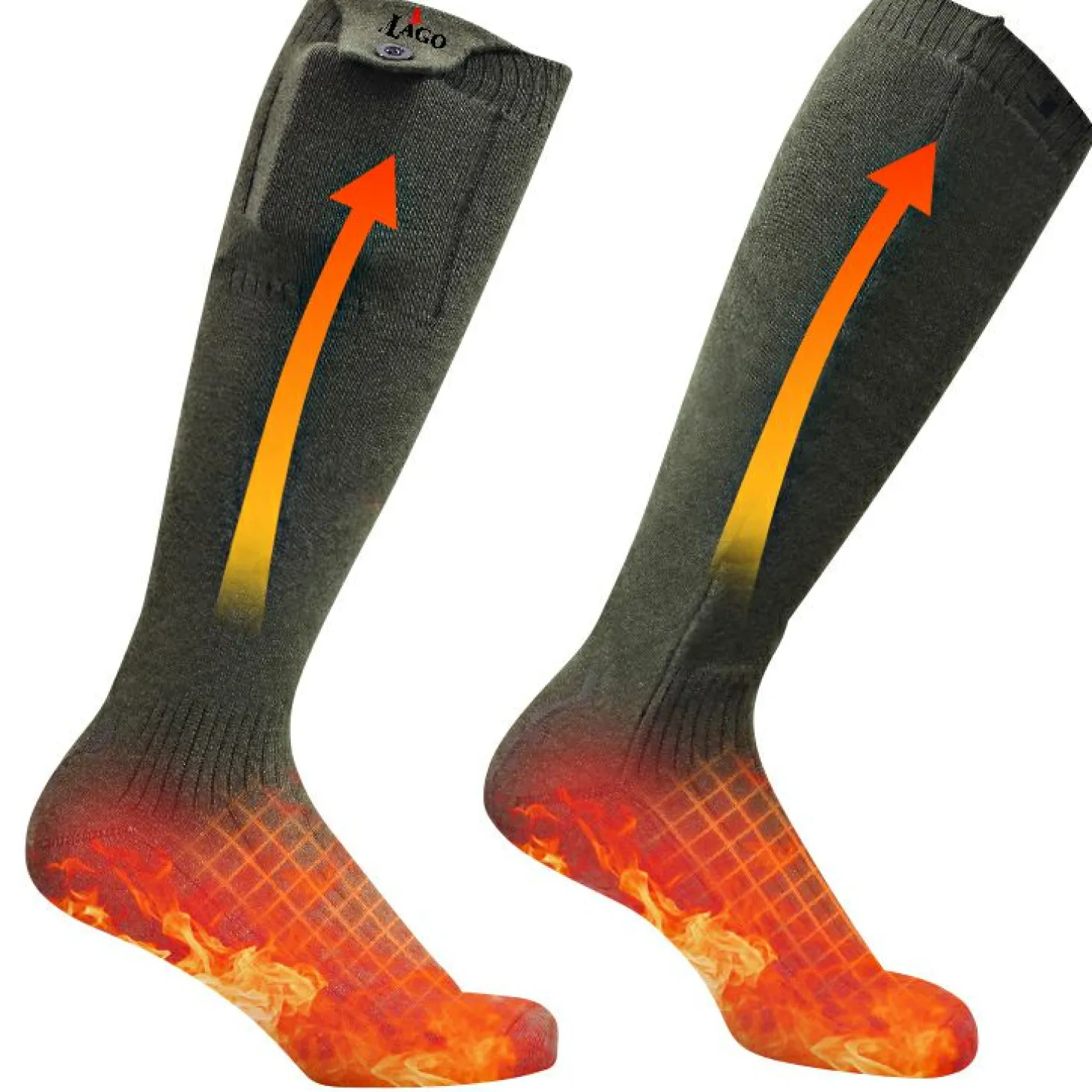 il Lago Red Level Heizsocken Flex Pro X Unisex (Oliv)