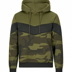 il Lago Red Level Hoodie Nevis Herren, beheizbar (Oliv/Schwarz/Camouflage)