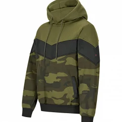 il Lago Red Level Hoodie Nevis Herren, beheizbar (Oliv/Schwarz/Camouflage)