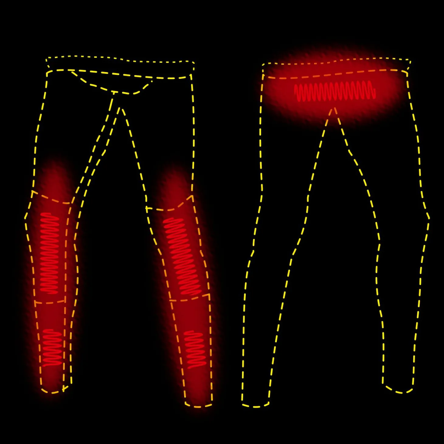 il Lago Red Level Unterhose Feuerland Damen, beheizbar (Oliv)