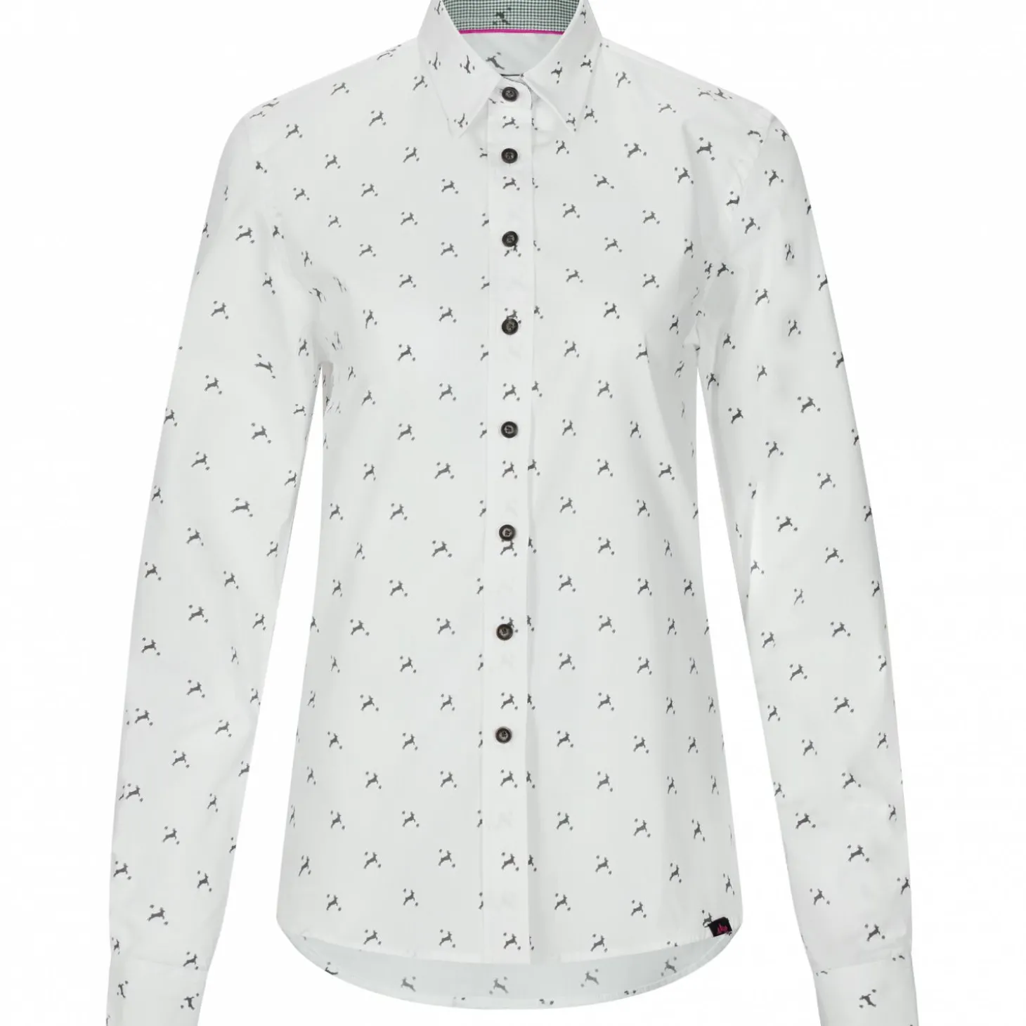 il Lago Sie Bluse Hirschlein Damen (Weiß)