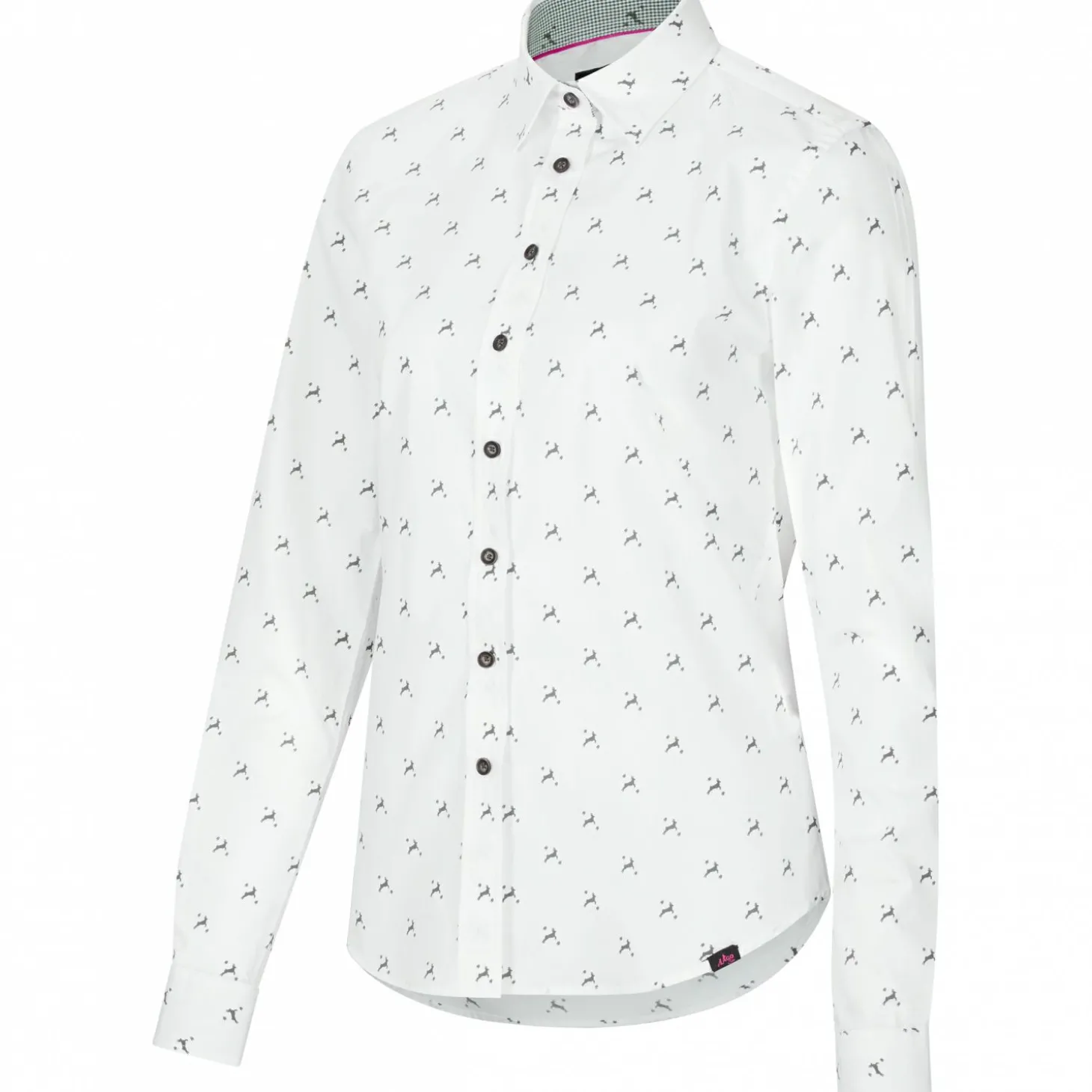 il Lago Sie Bluse Hirschlein Damen (Weiß)