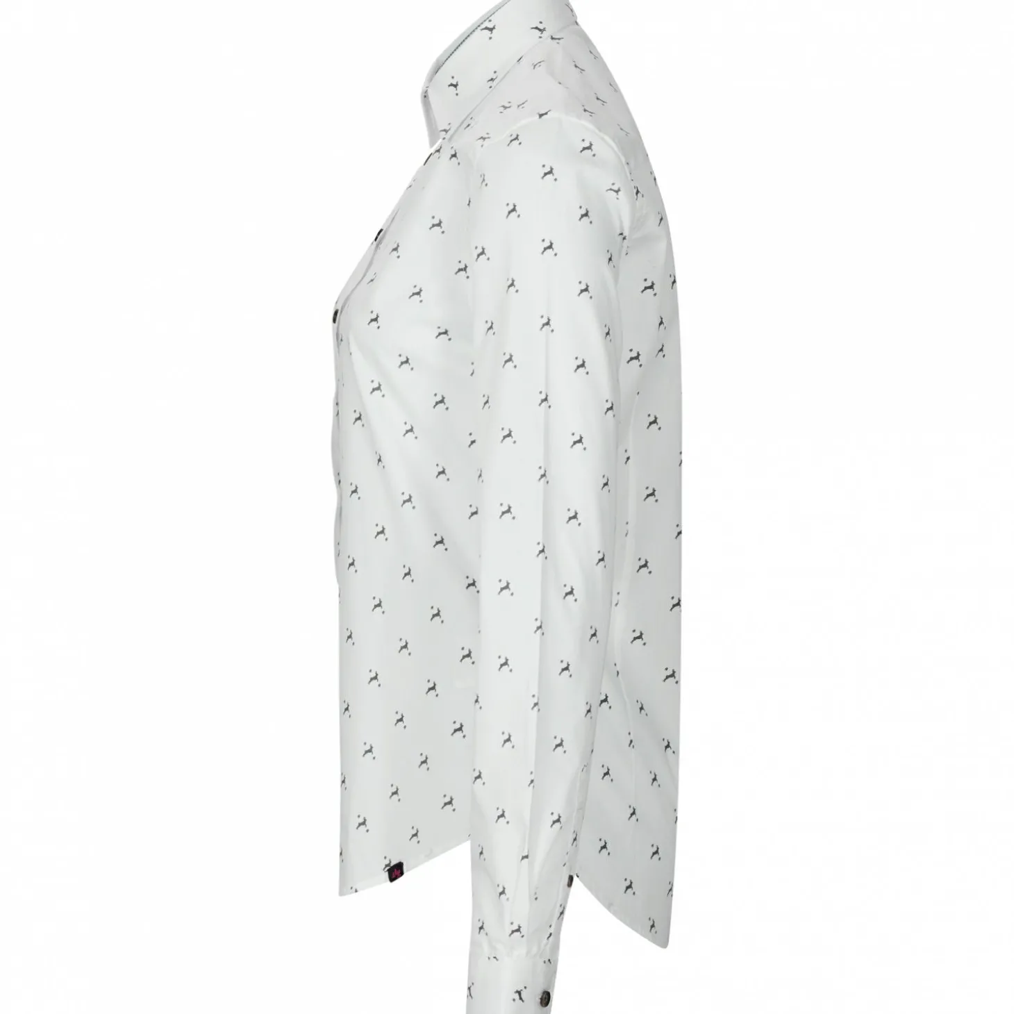 il Lago Sie Bluse Hirschlein Damen (Weiß)