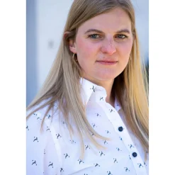 il Lago Sie Bluse Hirschlein Damen (Weiß)