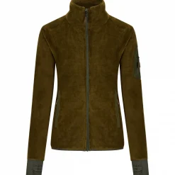 il Lago Sie Faserpelzjacke Lina Damen (Oliv)