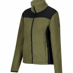 il Lago Sie Fleecejacke Amira Damen (Oliv/Schwarz)