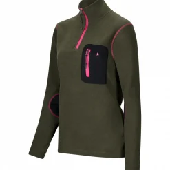 il Lago Sie Fleecetroyer Caya Damen (Oliv)