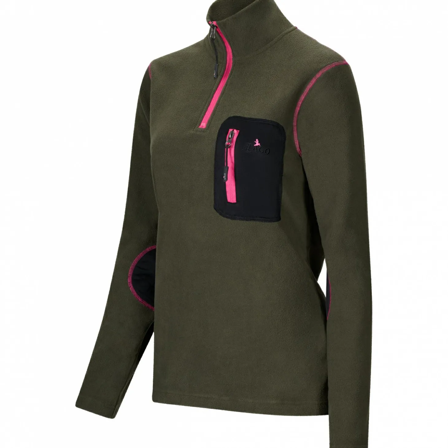 il Lago Sie Fleecetroyer Caya Damen (Oliv)