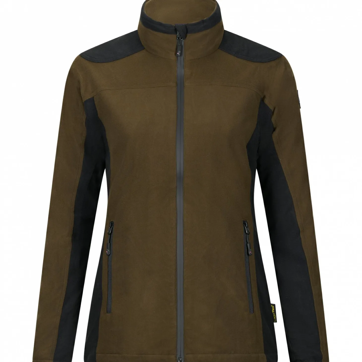 il Lago Sie Funktions-Fleecejacke Avalanche Damen (Dunkeloliv/Schwarz)