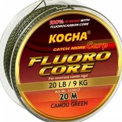Kogha Carp Angelschnur Carp Fluoro Core (camou grün)