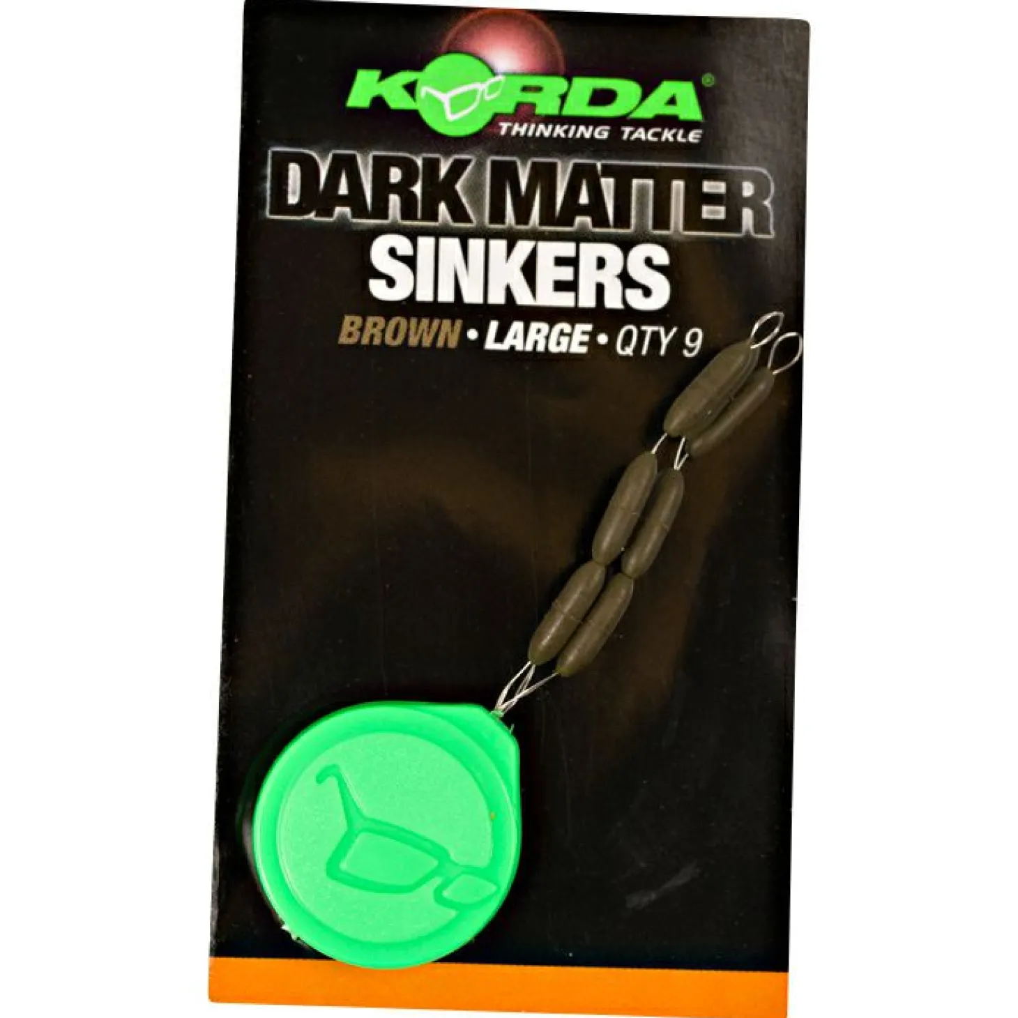 Korda Vorfach Zubehör Dark Matter Sinker Large Brown