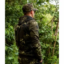 Korda Zip Hoodie Dark Kamo