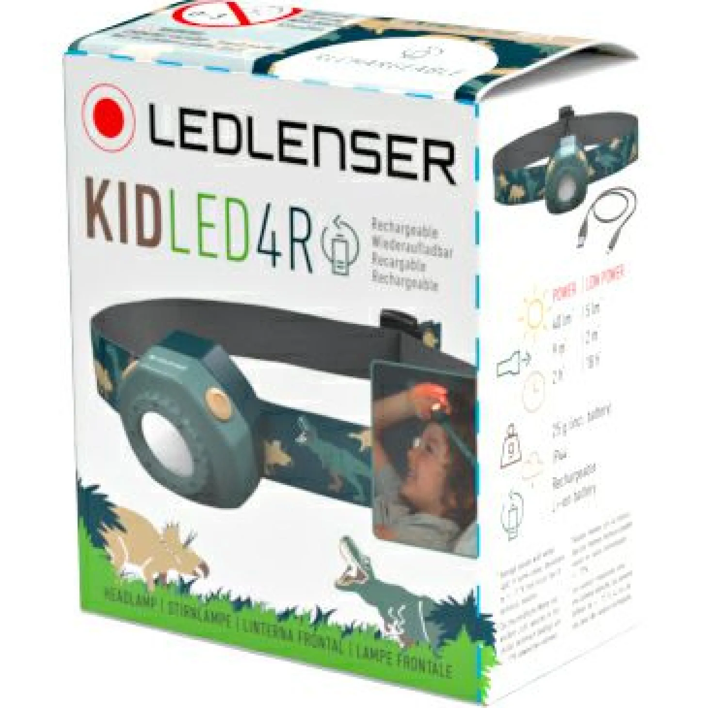 Led Lenser Kopflampe Kidled4R (grün)