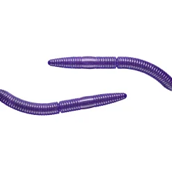 Libra Lures Fatty D´Worm (Purple White Glitter)