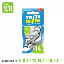 Lieblingsköder Angelhaken Spitze (3/0)