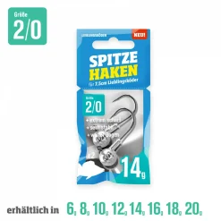Lieblingsköder Angelhaken Spitze (2/0)