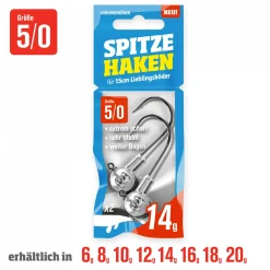 Lieblingsköder Angelhaken Spitze (5/0)