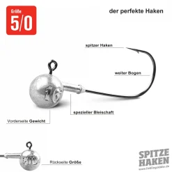 Lieblingsköder Angelhaken Spitze (5/0)