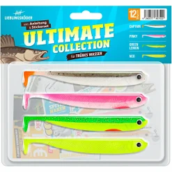 Lieblingsköder Gummifisch Zanderköder (12,5 cm, Trübes Wasser)