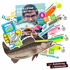 Lieblingsköder Gummifisch Zanderköder (12,5 cm, Trübes Wasser)