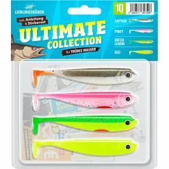 Lieblingsköder Gummifisch Zanderköder (10 cm, Ultimate Collection Trübes Wasser)