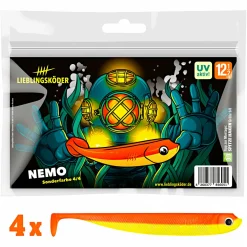 Lieblingsköder Gummifisch Zanderköder (12,5 cm, Nemo)