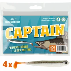 Lieblingsköder Gummifisch Zanderköder (12,5 cm, Captain)