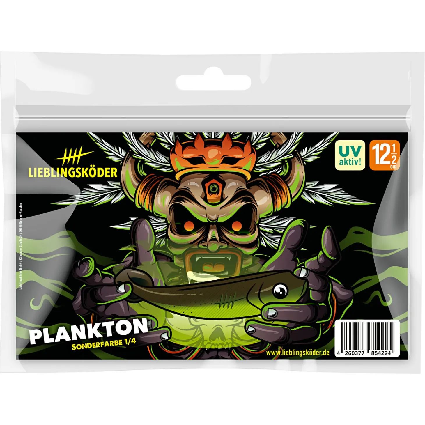 Lieblingsköder Gummifisch Zanderköder (12,5 cm, Plankton)