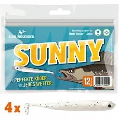 Lieblingsköder Gummifisch Zanderköder (12,5 cm, Sunny)