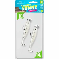 Lieblingsköder Gummifisch Zanderköder (10 cm, Actionpack Sunny)