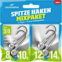 Lieblingsköder Lieblingsköder Spitze Haken 3/0 Mixpaket
