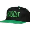 MAD CAT Skull Flatbill Cap (Black/Green)