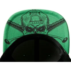 MAD CAT Skull Flatbill Cap (Black/Green)