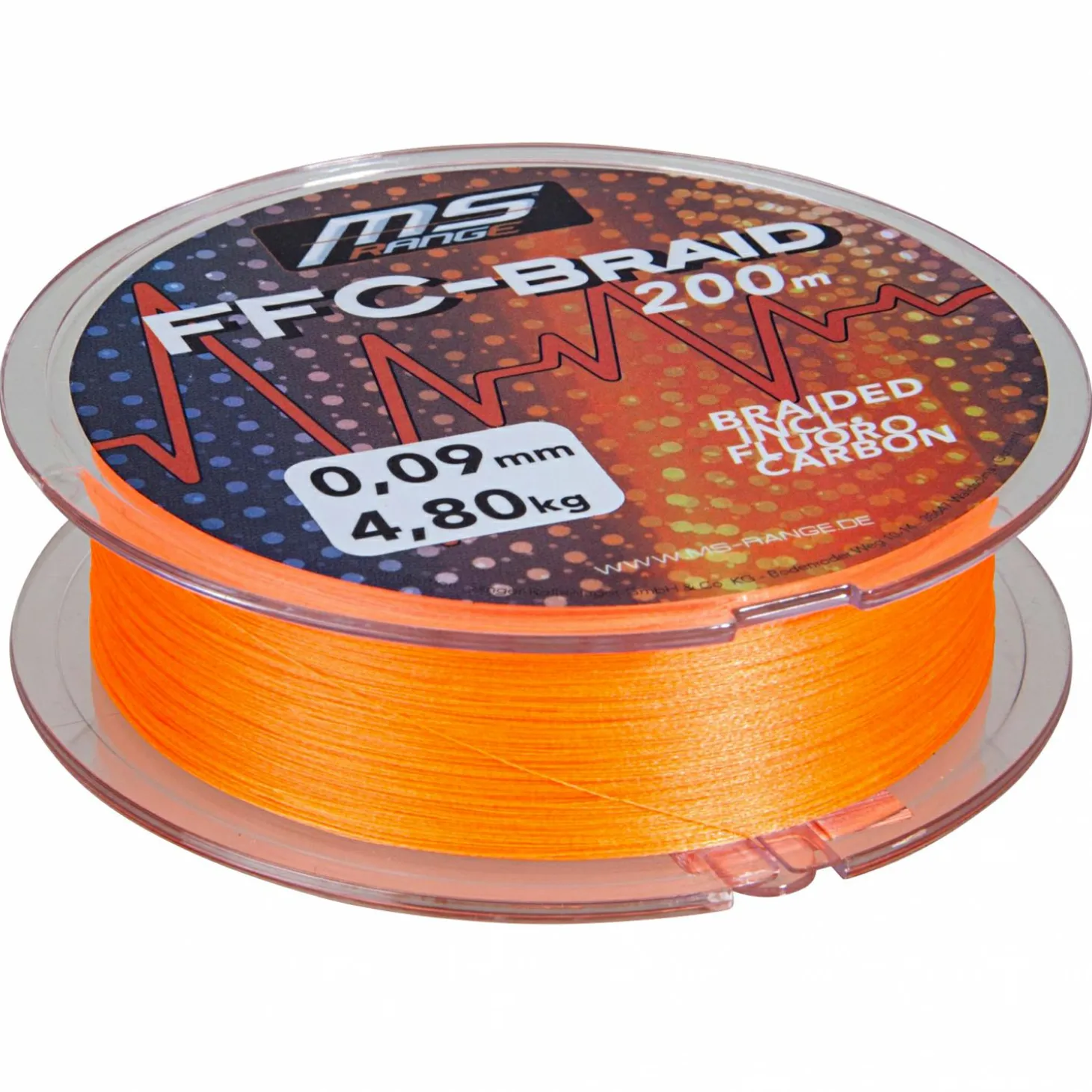 MS Range Angelschnur FFC-Braid (orange)