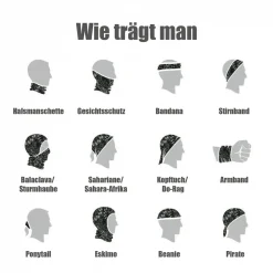 Multifunktionstuch/Rohrschal (Camouflage)