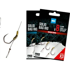Nash Solid Bag Rig, Barbed