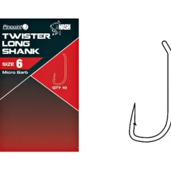 Nash Twister Long Shank, Micro Barbed