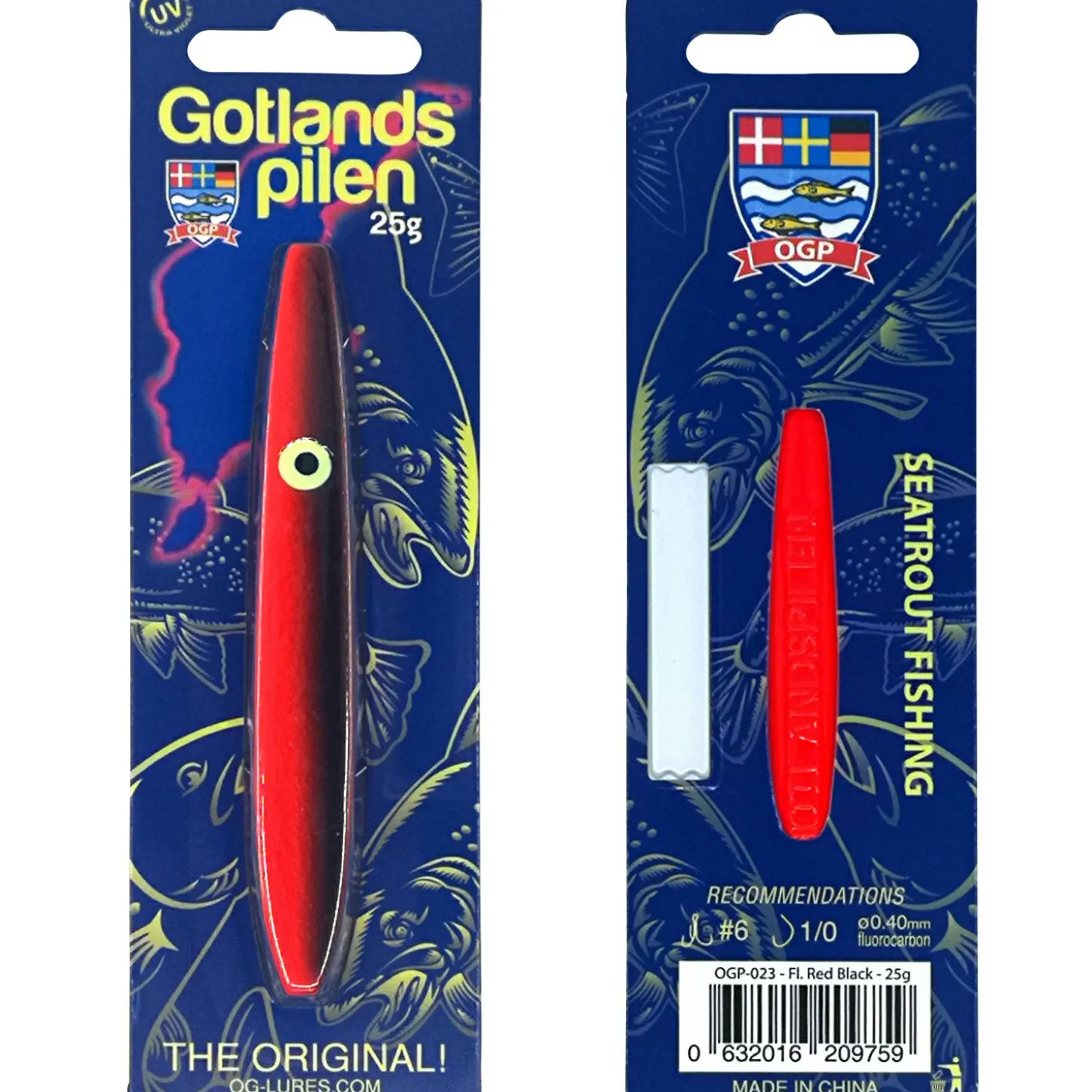 OGP Meeresköder Gotlandspilen (Fl. Red Black)