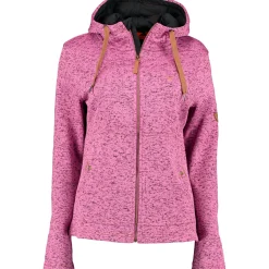 OS Trachten Adisur Strickfleece Jacke Damen (Himbeere)