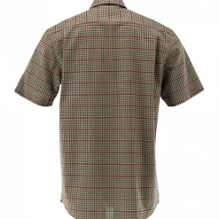 OS Trachten Hemd 1/2 Arm Slim Fit Herren (Oliv)