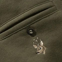 OS Trachten Rizapa Sweatshirt 1/1 Arm Herren (Oliv)