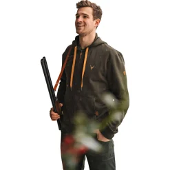OS Trachten Zawul Sweatshirtjacke 1/1 Arm Herren (Trachtengrün)