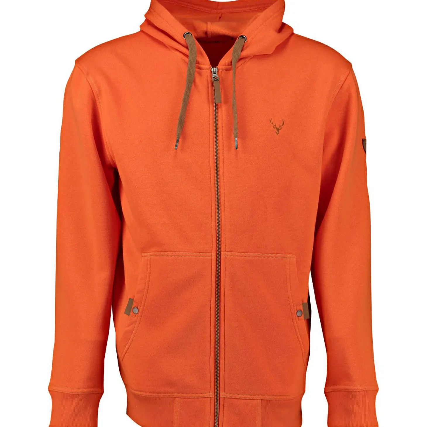 OS Trachten Zawul Sweatshirtjacke 1/1 Arm Herren (Orange)