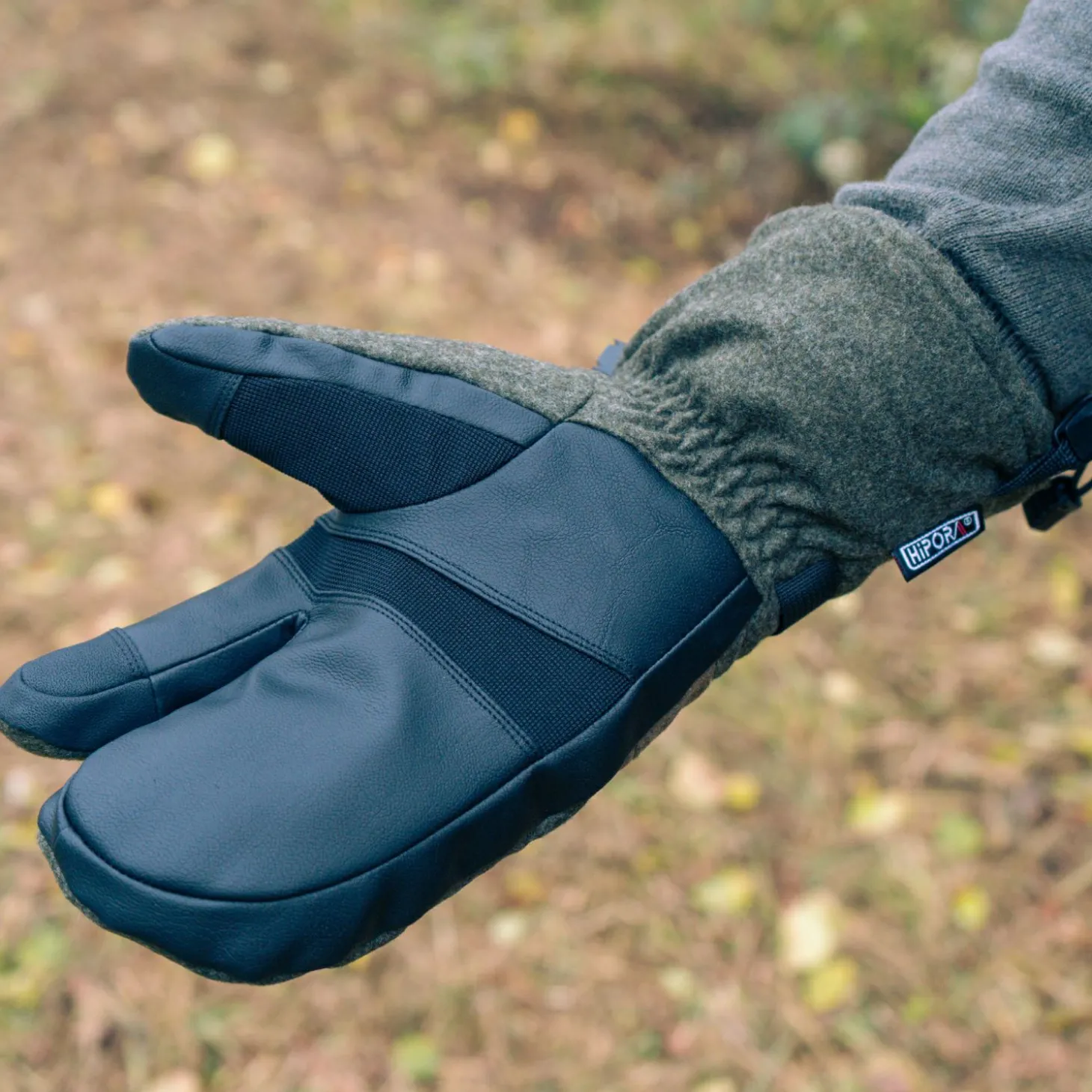 Ostermayer Jagd 3-Finger Handschuhe Unisex (Oliv)