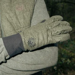 Ostermayer Jagd Jagdhandschuhe Zugerberg Unisex (Oliv/Schwarz)