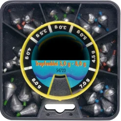 Perca Original Tropfenblei-Sortiment (3,0 - 8,0 g)