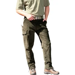 Percussion Cordsamt-Keilhose